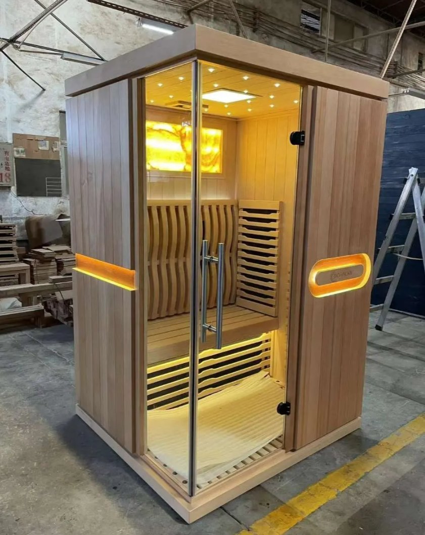 Инфракрасная сауна для дома из красного кедра на 2-4 человек