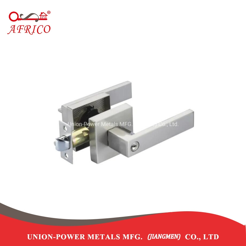 Zinc Alloy Steel Tubular Lever Knob Lockset Door Lock Hardware for Passage Door