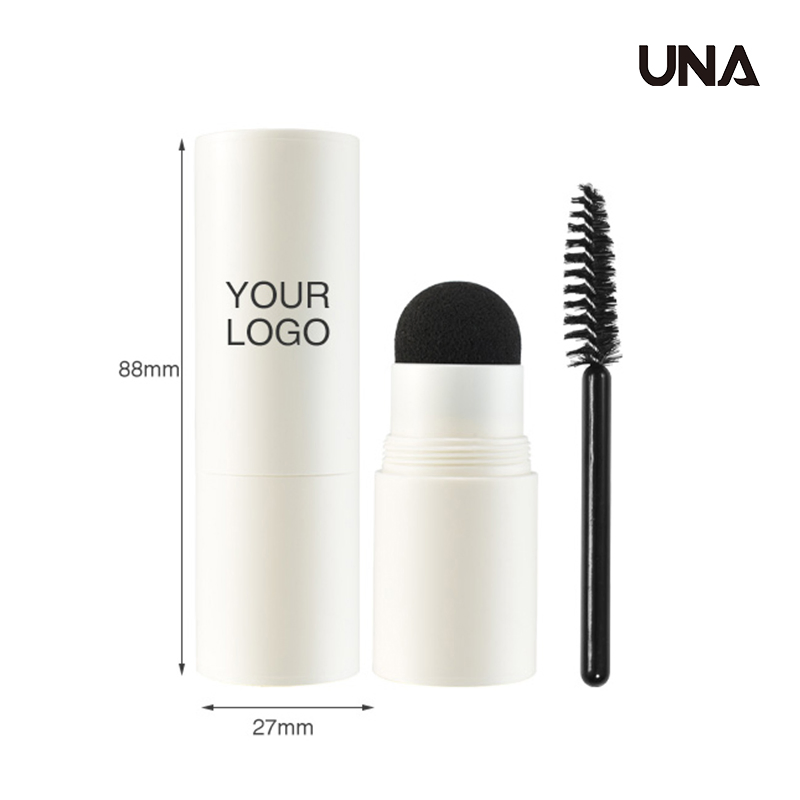 Wholesale Makeup Products Low MOQ Custom Logo Natural Eye Brow Powder with Eyebrow Stencils and Brush