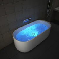 Акриловая отдельностоящая ванна SPA с LED-подсветкой