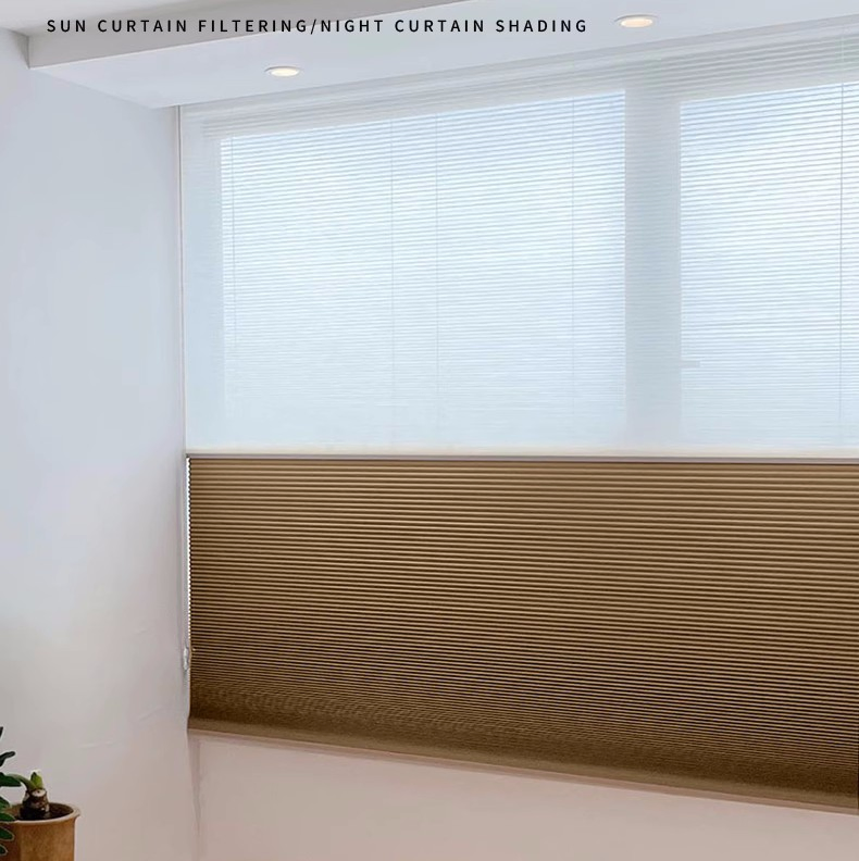 Motorized Electric Intelligent Honeycomb Blinds Curtain