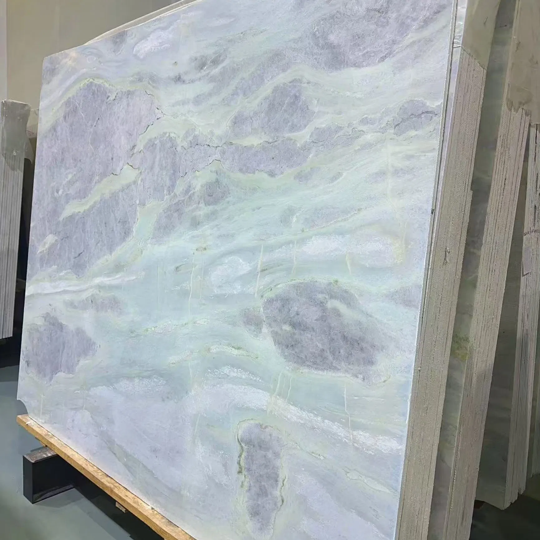 Popular Marble Fendi Blue Slab for Bathroom/Kitchen/Countertop/Island