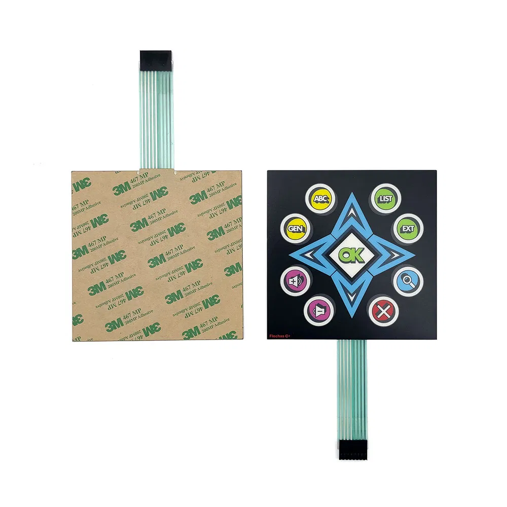 Custom Flexible Metal Dome Touch Control Membrane Switch for Entertainment Electronics