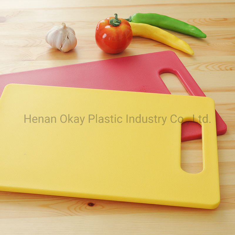 Kitchen Non-Toxic and Tasteless Colorful Polyethylene Chopping Board Plastic Cutting Board