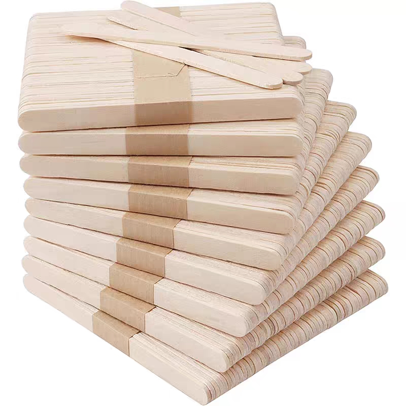 Ice Cream Wooden Stick White Birch Popsicle Machine Popsicle Stick Sale