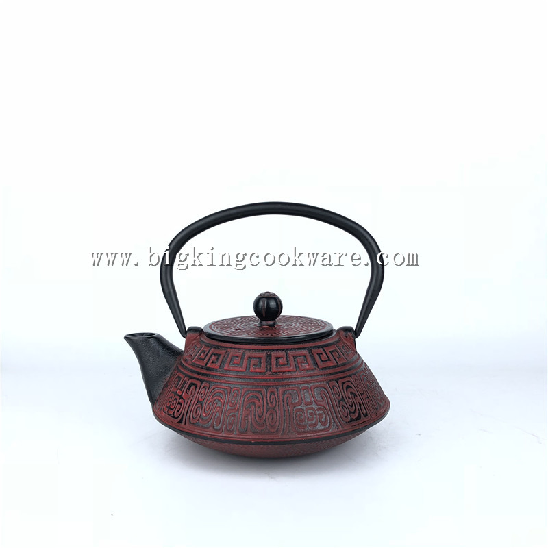 Enameled Coated Japanese Teapot Cast Iron Japanese Tetsubin Teapot