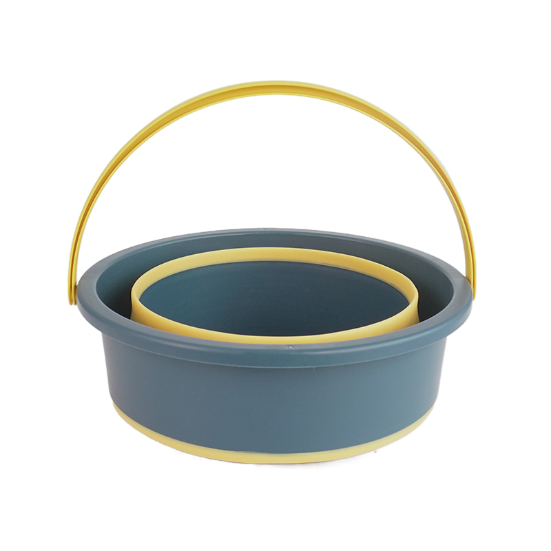 Camping Fishing Washing 10L PP TPR Folding Plastic Collapsible Bucket