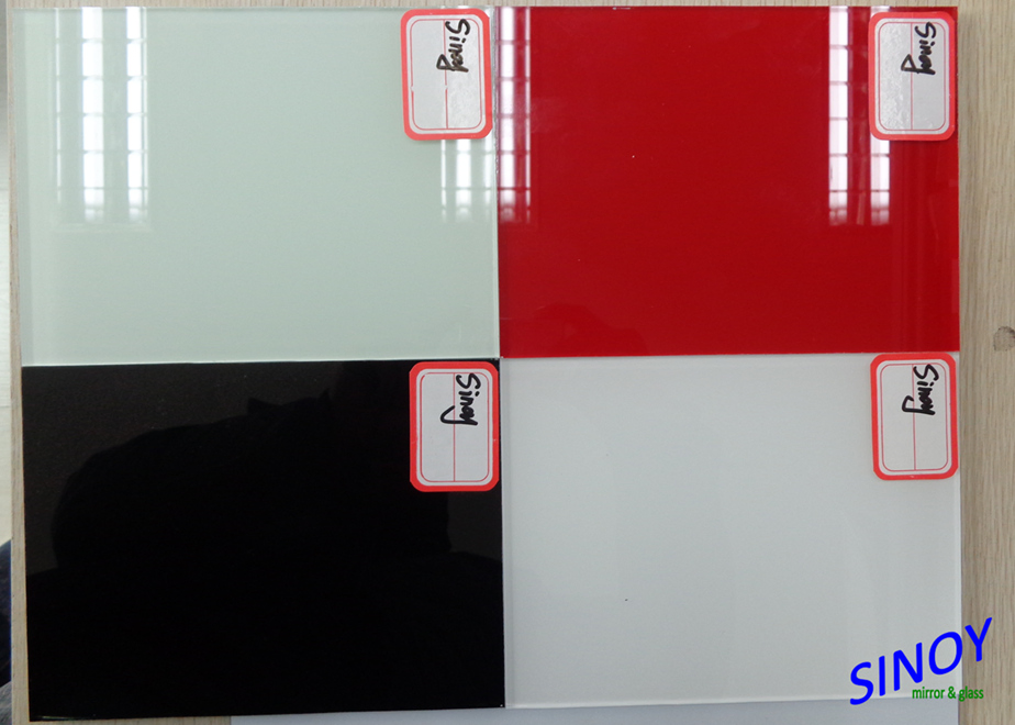 2mm to 8mm Thick Various Colors Double Coated Back Painted Glass for Interior Decorations