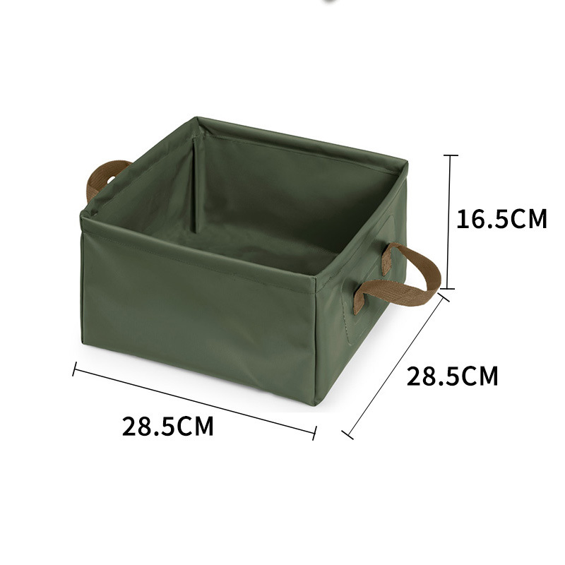 Portable Square Travel, Folding, Foot Bath, Bucket