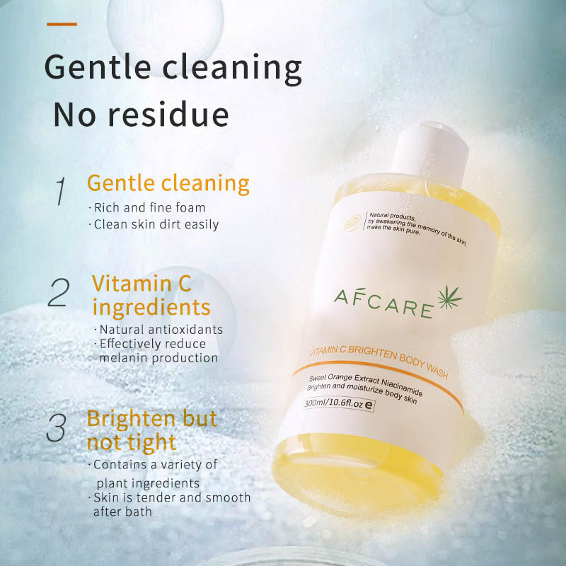 OEM/ODM Charcoal Essence Moisturizing Soothing Shower Gel Deep Cleansing Nourishing Skin