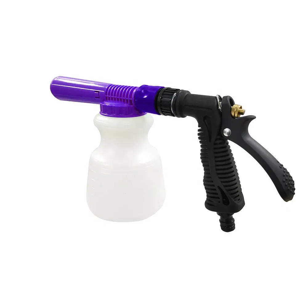 1L Bottle Portable Spraying and Foaming of Concentrated Chemicals Car Foam Gun Foam Cannon Blaster and Hose End Sprayer