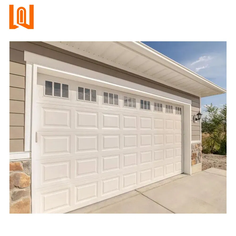 Wanjla Villa Exterior Courtyard Insulated Automatic Garage Door Aluminium Garage Doors