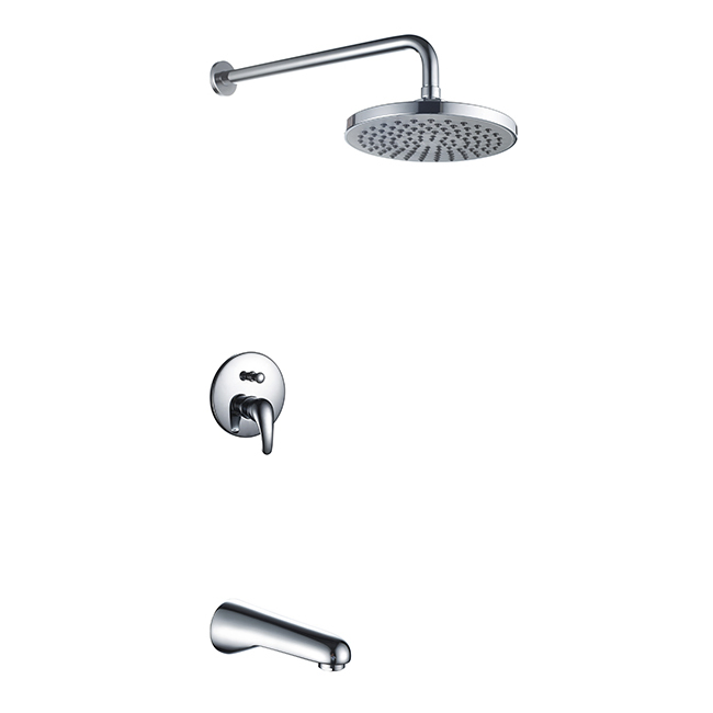 Economic Chrome Concealed Installation Bath Shower Mixer Faucet (E9904-1)