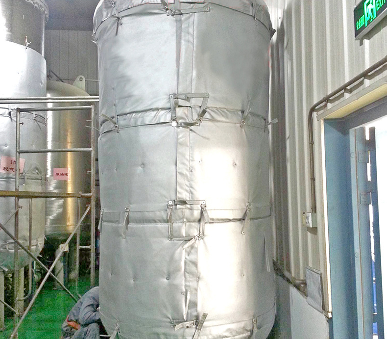 High Temperature Protection Reusable Insulation Covers for Tanks