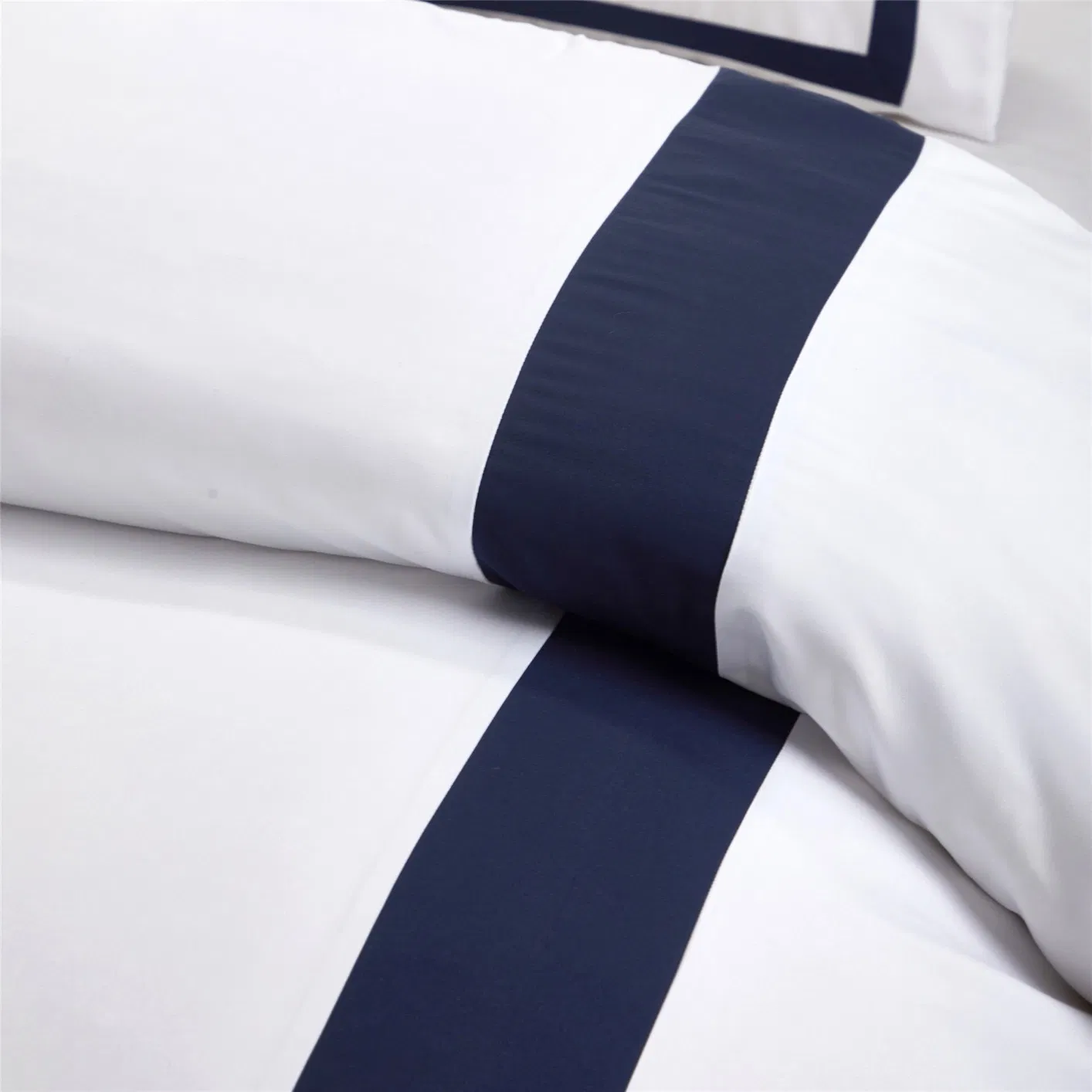 White Polyester Microfiber Home Hotel Textiles Solid Color 3PCS Sabanas Bed Sheets Bedroom Pillowcases Guangdong Custom Duvet Quilt Cover Bedding Set Wholesale