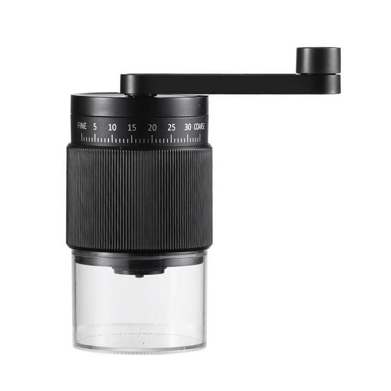 Mini Manual Coffee Grinder with External 35-Gear Adjustable Setting