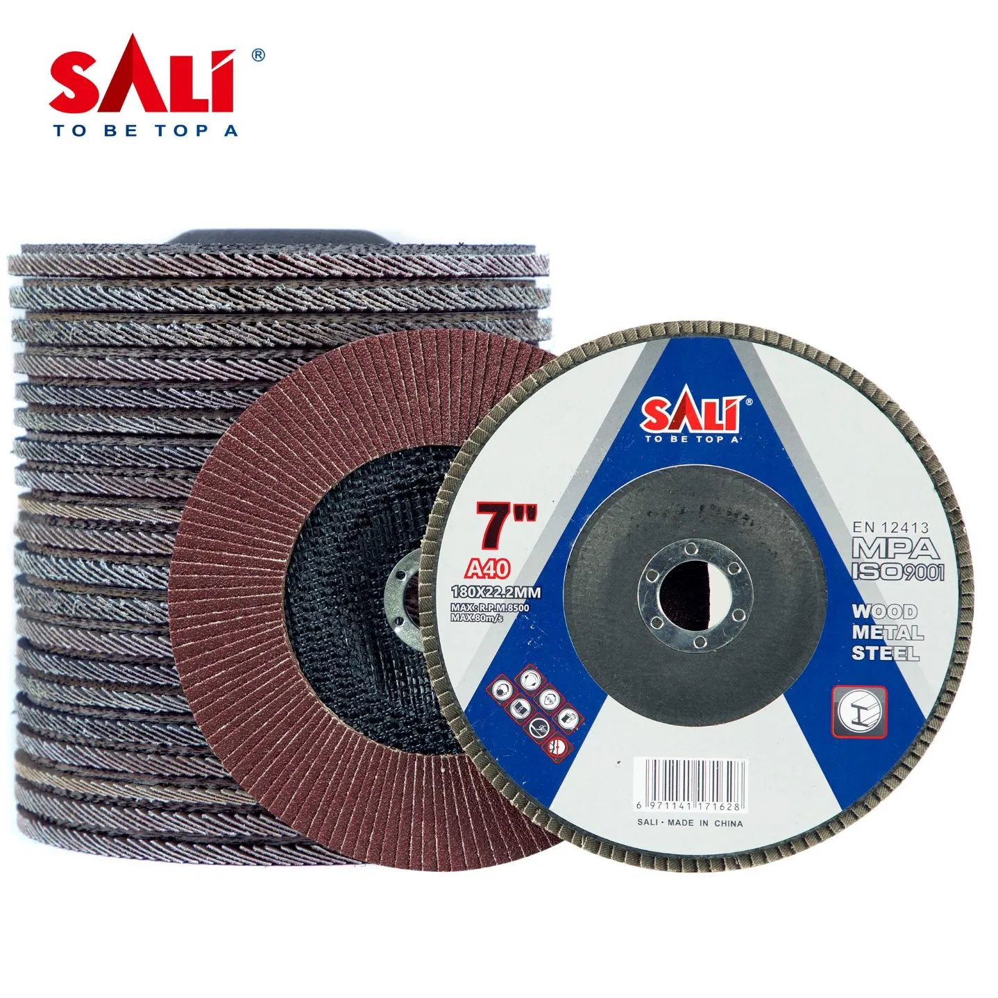 4" 100mm Abrasive Tool Emery Disc Sanding Flap Disc Wheel Premium Alumina for Wood Metal Grinding