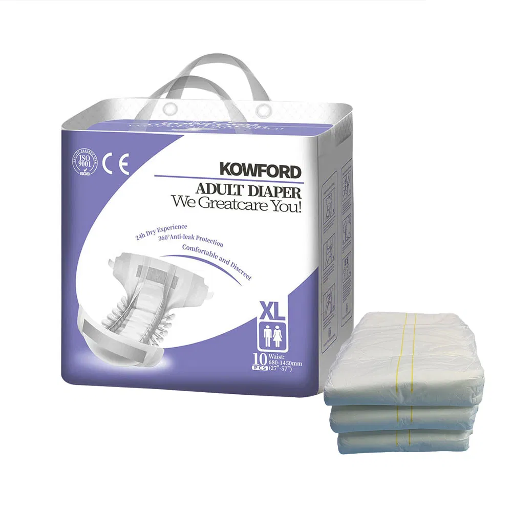 CE ISO13485 OEM Disposable Incontinence Adult Diaper High Absorbency Adult Nappy