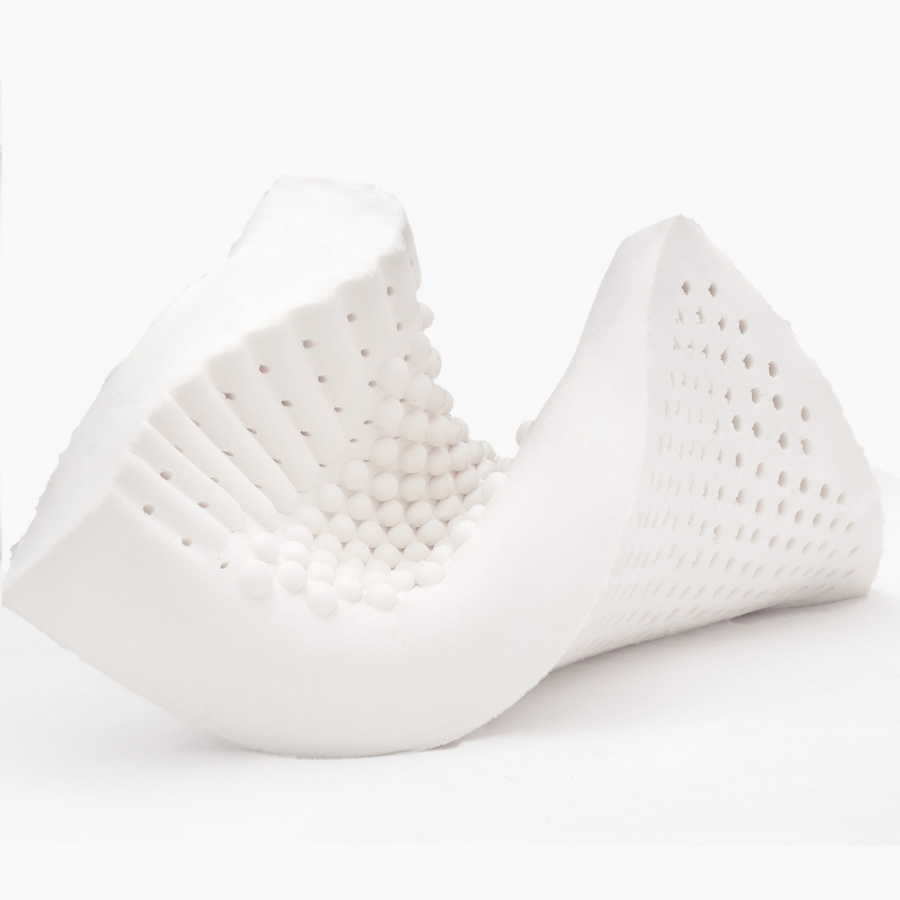 The Fine Quality Comfortable Latex Massage Bed Pillow Neck Massage Pillow