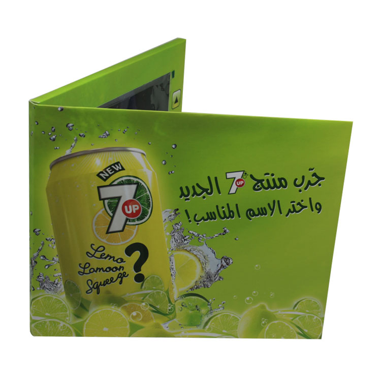 7 Inch LCD Vide Brochure Card with Button