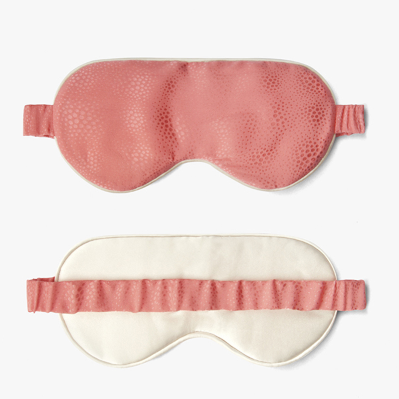 Black Weighted Mulberry Silk Sleep Mask