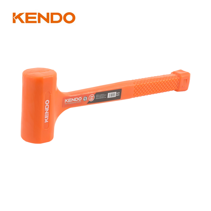 Kendo PVC Dead Blow Mallet with Steel Shot Filled Head Adds Extra Force to Hammer Blows and Eliminates Rebound & Spark