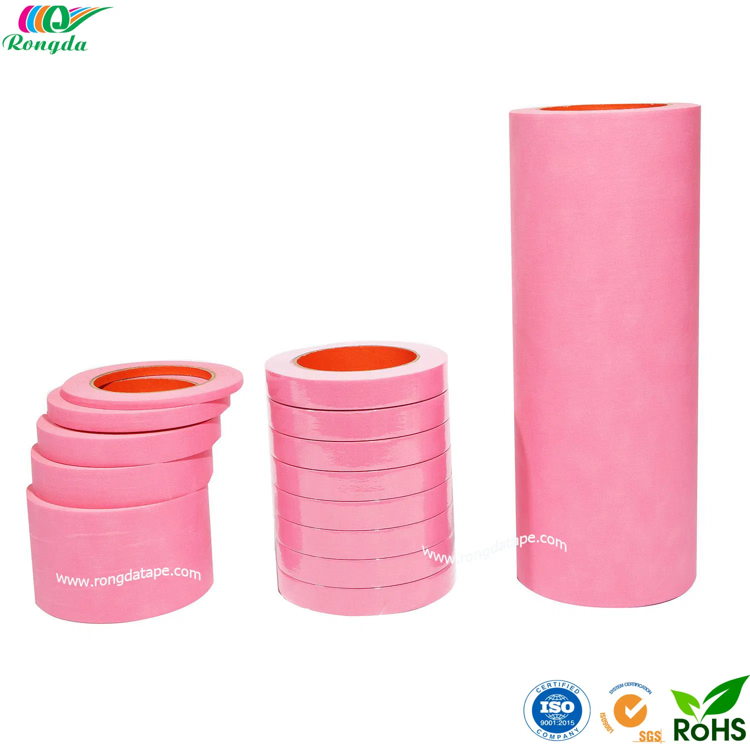 Pink Painter's Tape Decorative Masking Tape for Painting, Labeling, DIY Crafting, Decoration and School Projects