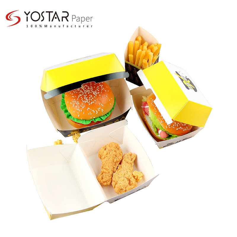 Hot-Selling Leakproof Hamburger Box for Restaurant Use