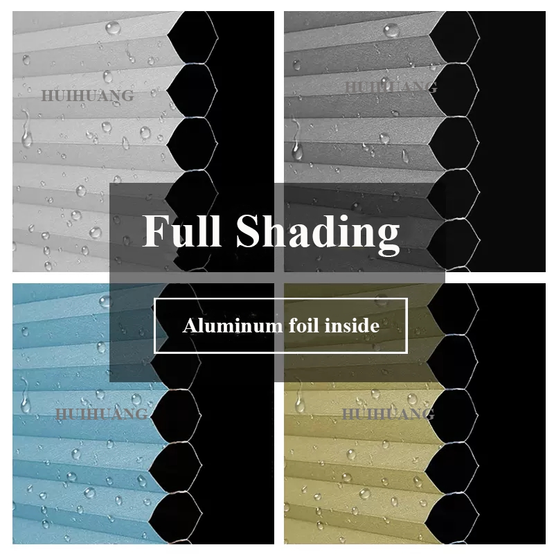 Factory Honeycomb Blinds with Aluminum Frame Blackout for Windows and Doors