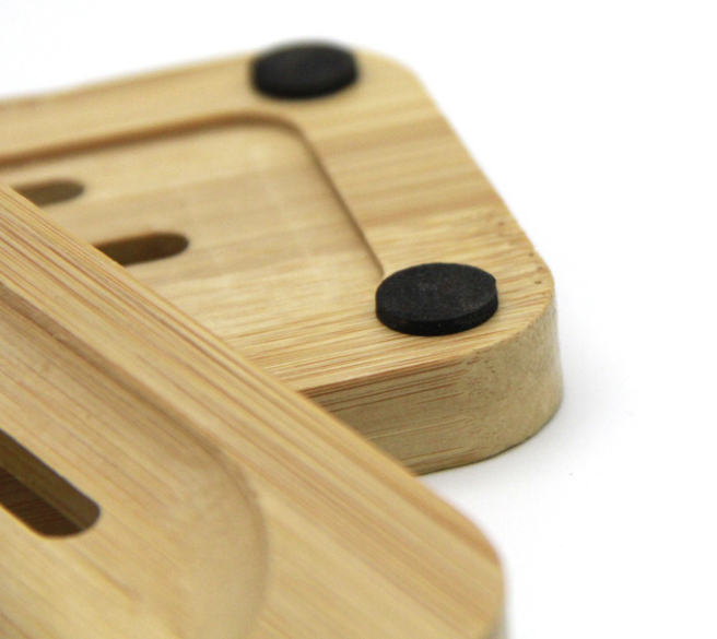 Мыльница из бамбука с элегантным дизайном