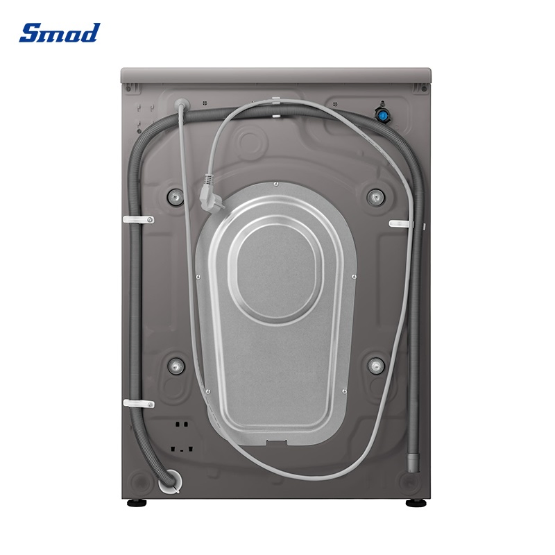 Smad 9kg High Quality Smart Titanium Crystal Grey Home Laundry Plastic Dry Cleaning Ront Loading Automatic Washing Machine Manufaturerer for Baby Clothes