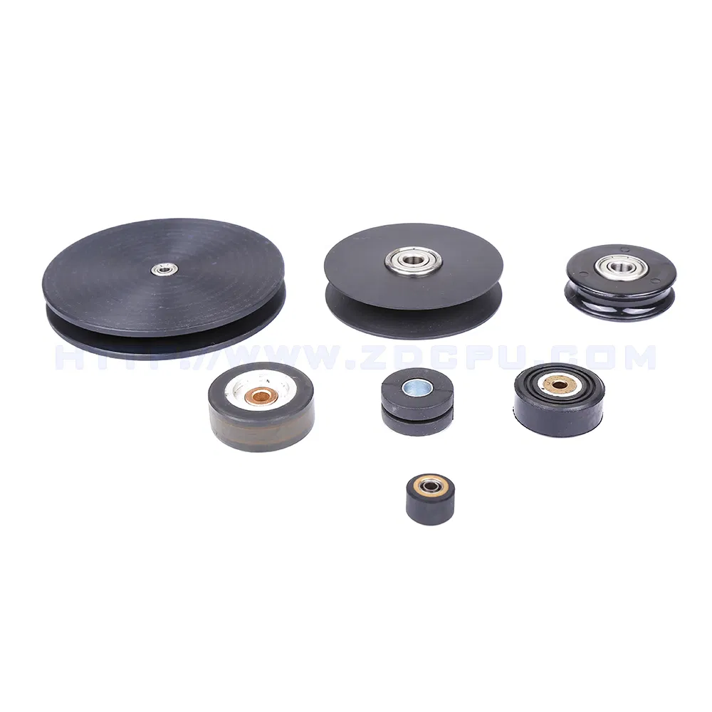Injection Moulding Overmolding Factory Nylon Plastic Pulley Wheels