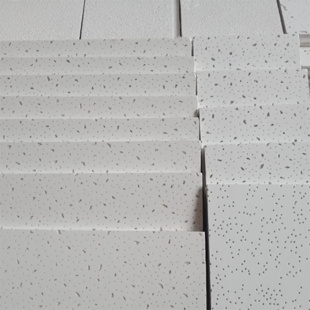 600X600 Acoustic Mineral Fiber Board Suspended Ceiling Tiles