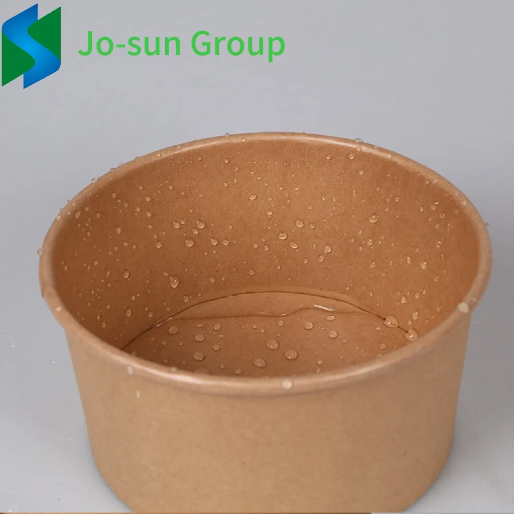 Custom Disposable Kraft Food Paper Bowl Lunch Salad Bowl with Your Logo