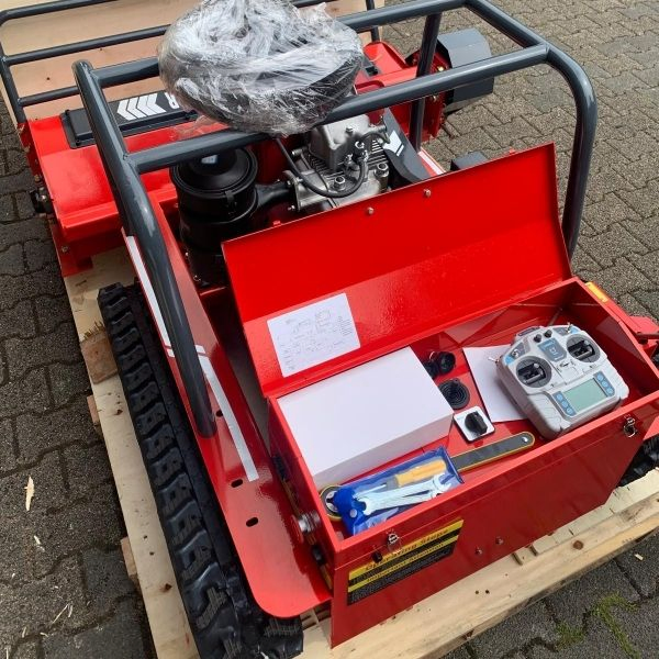 Бензиновый робот-газонокосилка с дистанционным управлением