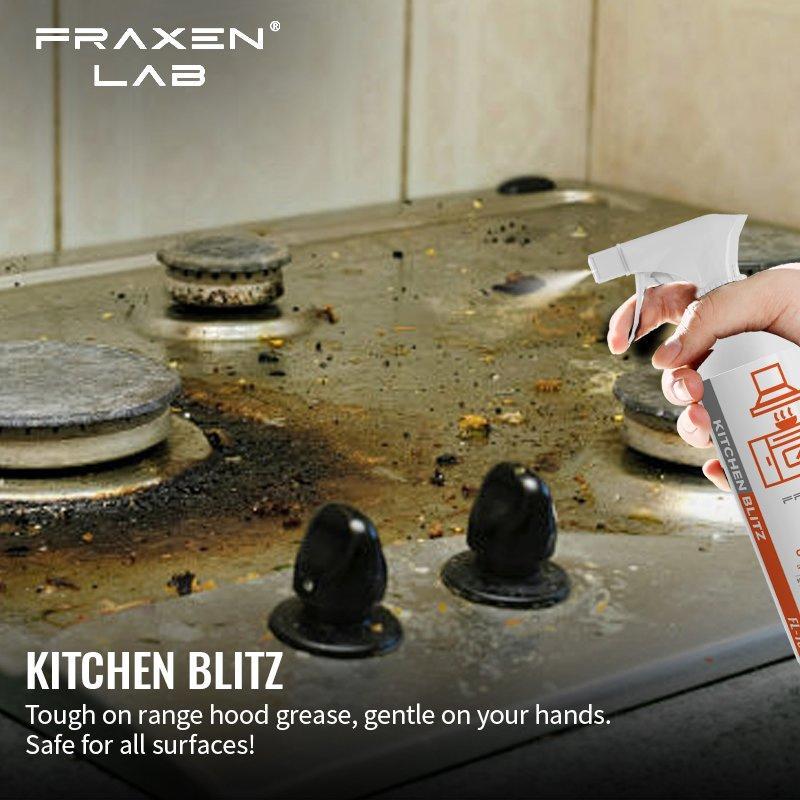 Kitchen Cleaner Multi Purpose Degreaser Spray Heavy Duty Cleaner for Stove Oven Countertop Household Cleaning Product