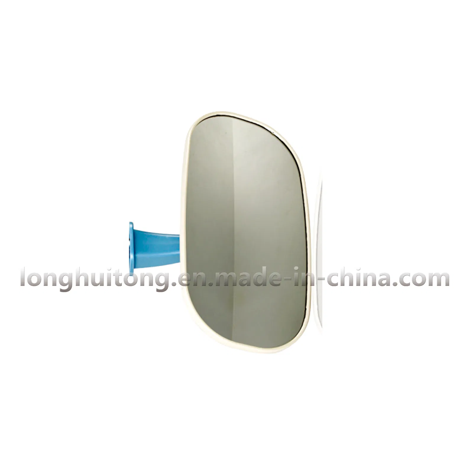 Safety Curved Wide-Angle Rearview Mirror with Night Glare Reduction and Lightweight Construction