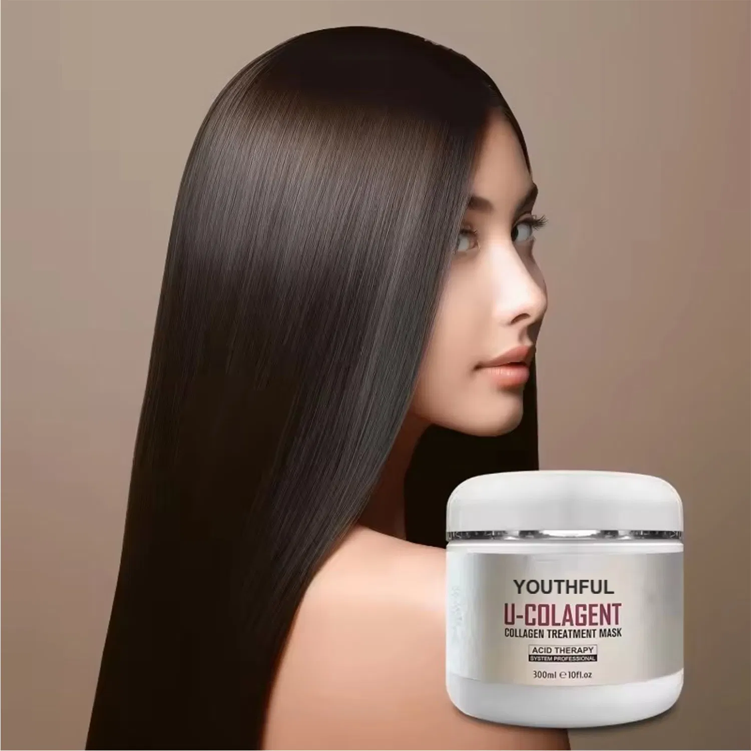 300ml Fruit Acid Therapy Moisturizing Repair Smooth Keratin Hair Mask