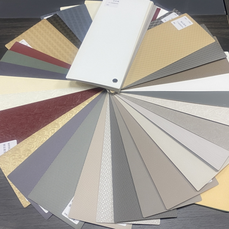 Deep Embossed Fabric Membrane PVC Film for MDF Board Lamination Vinyl PVC Foil Roll for WPC Wall Panels