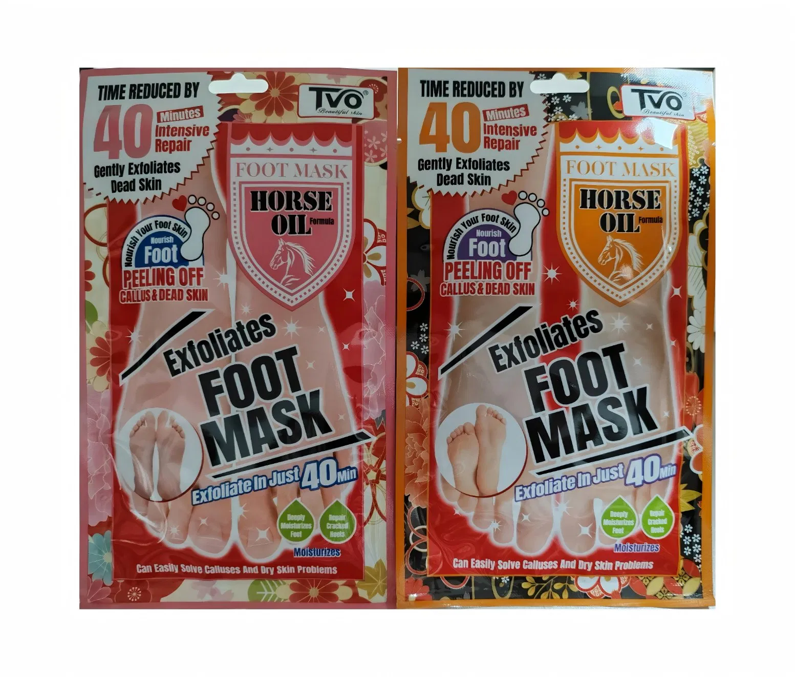 Horse Oil Exfoliates Foot Mask