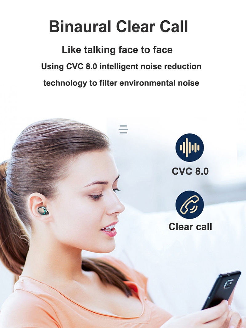 Беспроводные наушники Ronc Bluetooth с защитой IPX7
