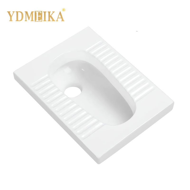 Cheap Price and Good Quality White Wc Squatting Pan Ceramic Squat Pans Non-Slip Squat Toilet