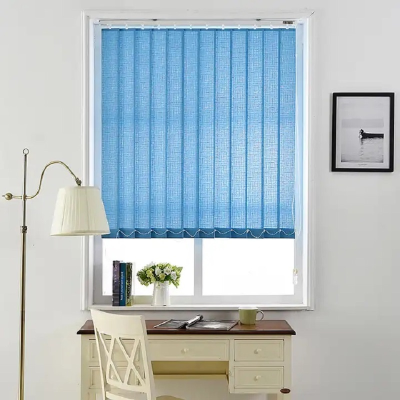 Viskon Designs Home Textiles Pleated Elegant Sheer Fabric Vertical Blinds Dream Curtain