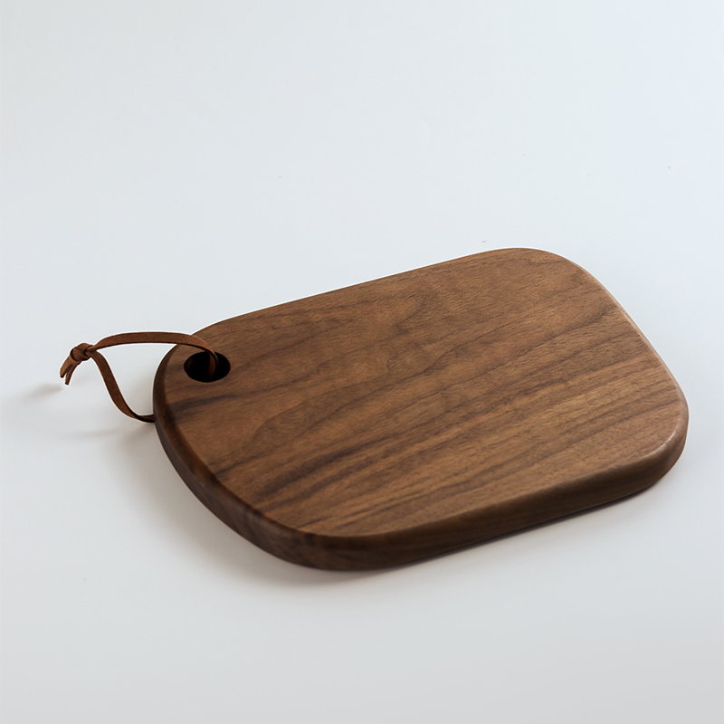 American Black Walnut Wood Chopping Board Cutting Blocks Serving Plate Bread Pizza Tray