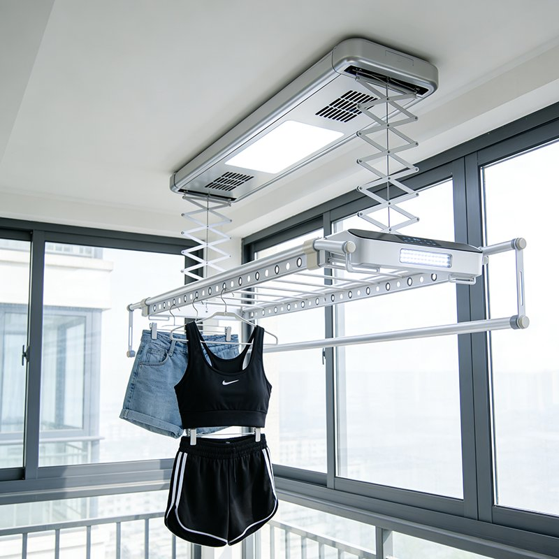 Electric Drying Rack Household Balcony Intelligent Automatic Lifting Drying Rack