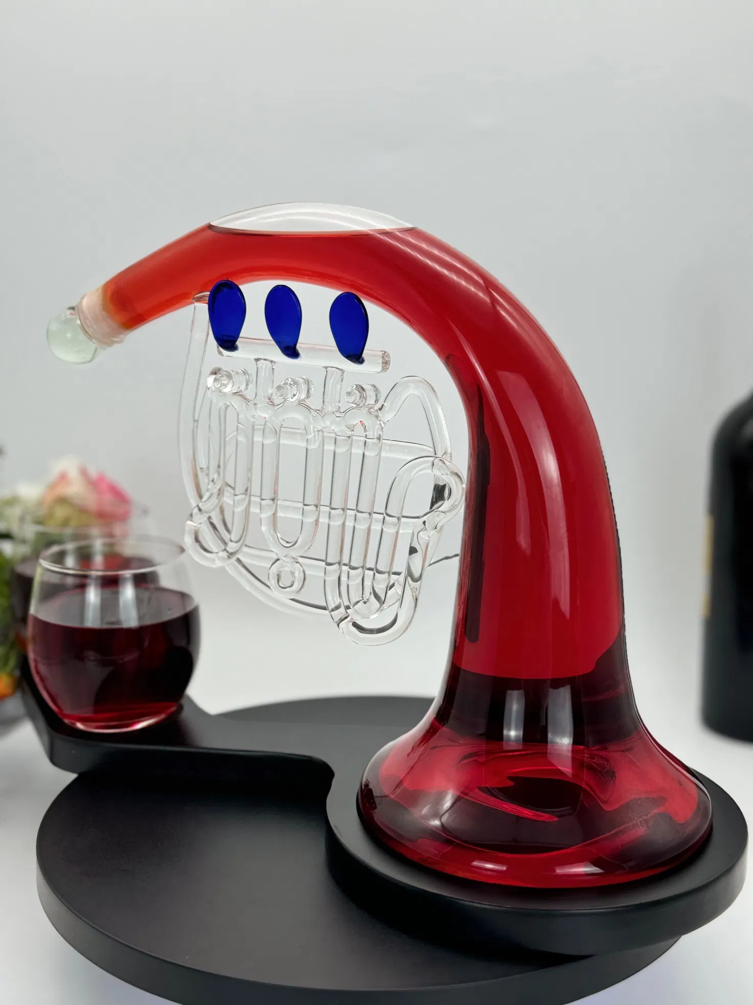 Clear Glass Decanter Set for Wine and Whisky - Newauto