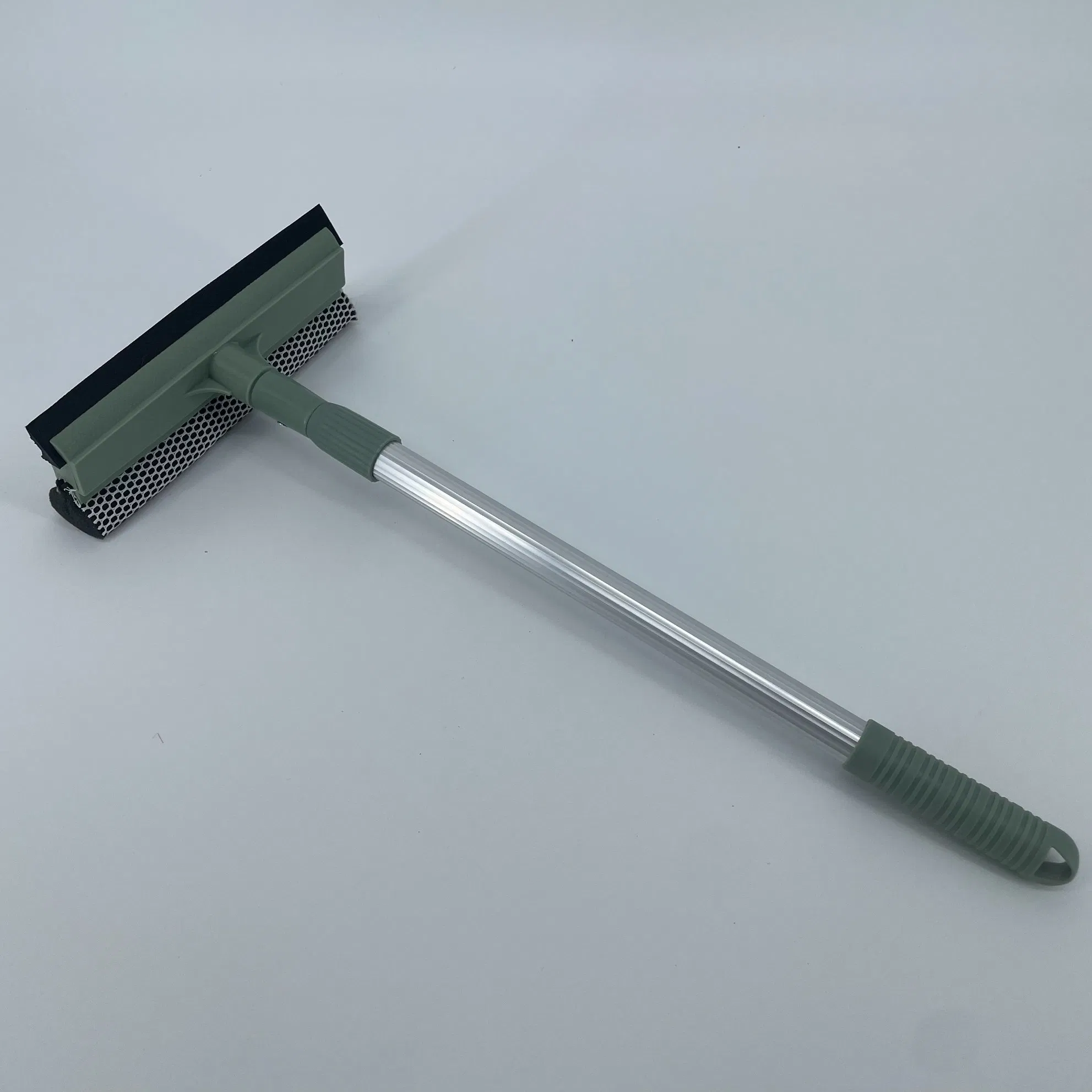 Window Cleaner Double-Sided Use Aluminum Rod Telescopic Window Squeegee