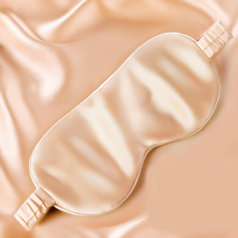 Customize Double Layer Travel Silk Sleep Eye Mask