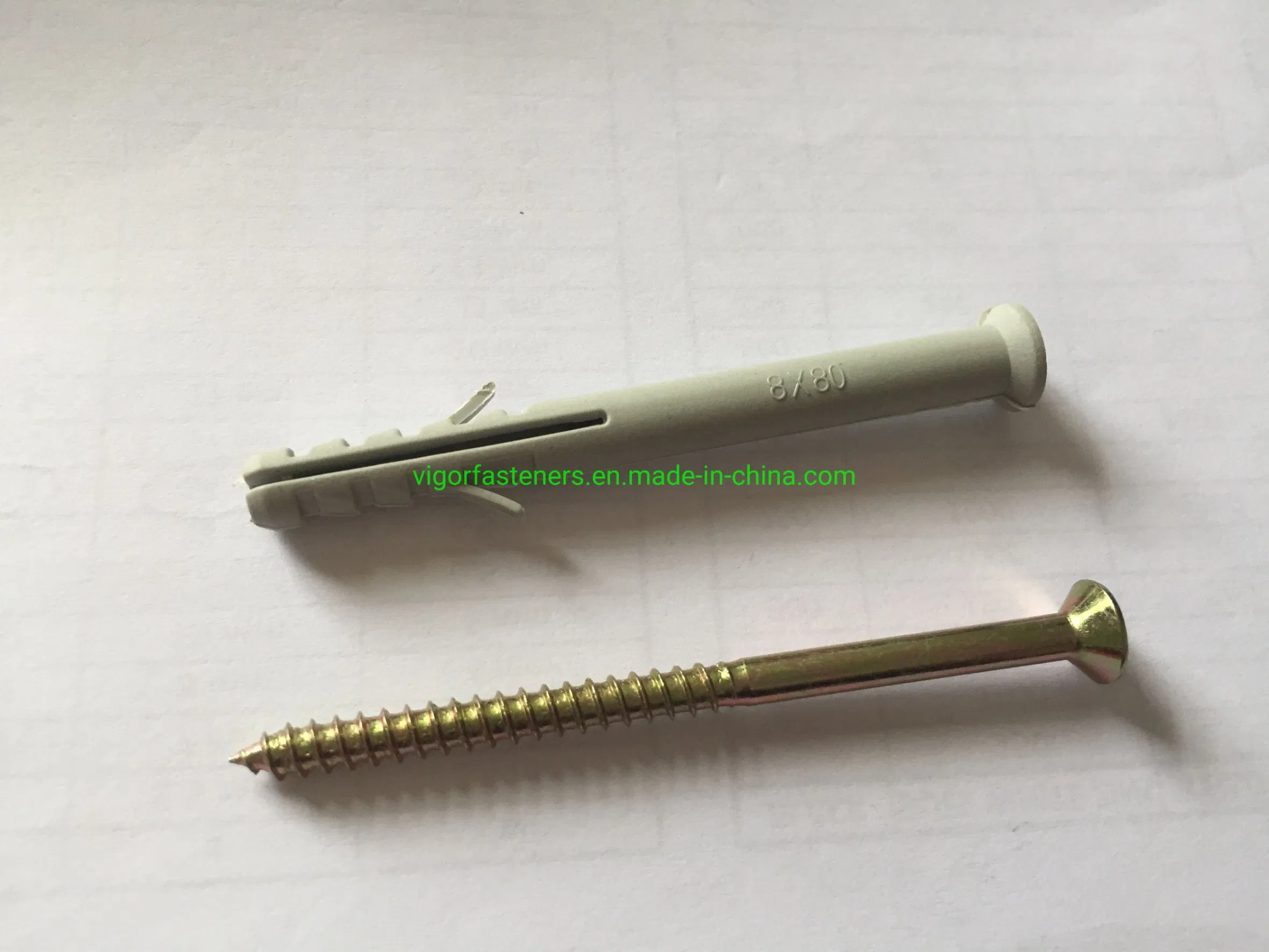 Drywall Anchor Chipboard Screw Plug Anchor Expansion Plastic Anchor Nylon Frame Fixing Wall Screw Anchor for