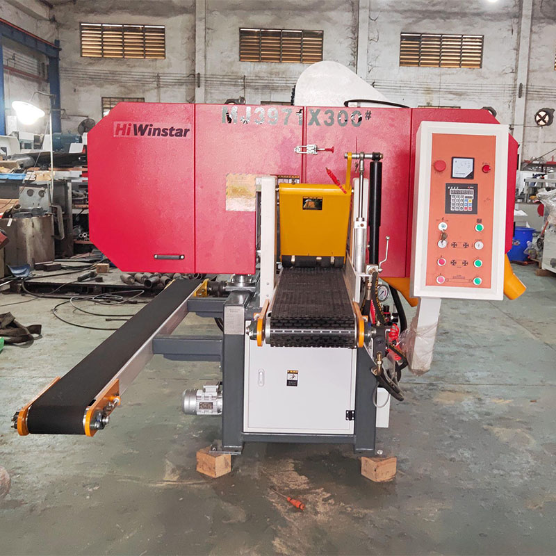 Станок ленточнопильный горизонтальный по дереву MJ3971-400